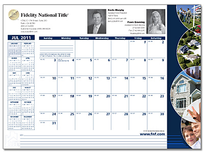 desk pad calendars