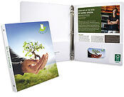 Recycled presentation folders