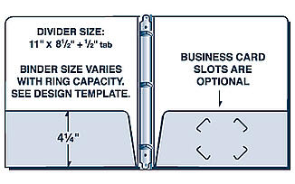 Recycled presentation folders