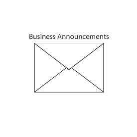Announcement Envelope