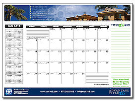 Desk Pad Calendar