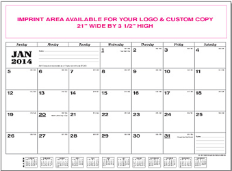 desk pad calenders