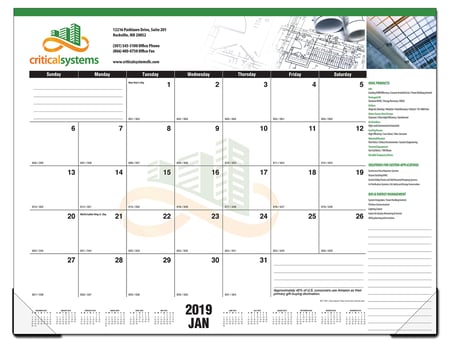 Desk Pad Calendar