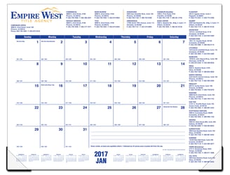 Desk Pad Calendar