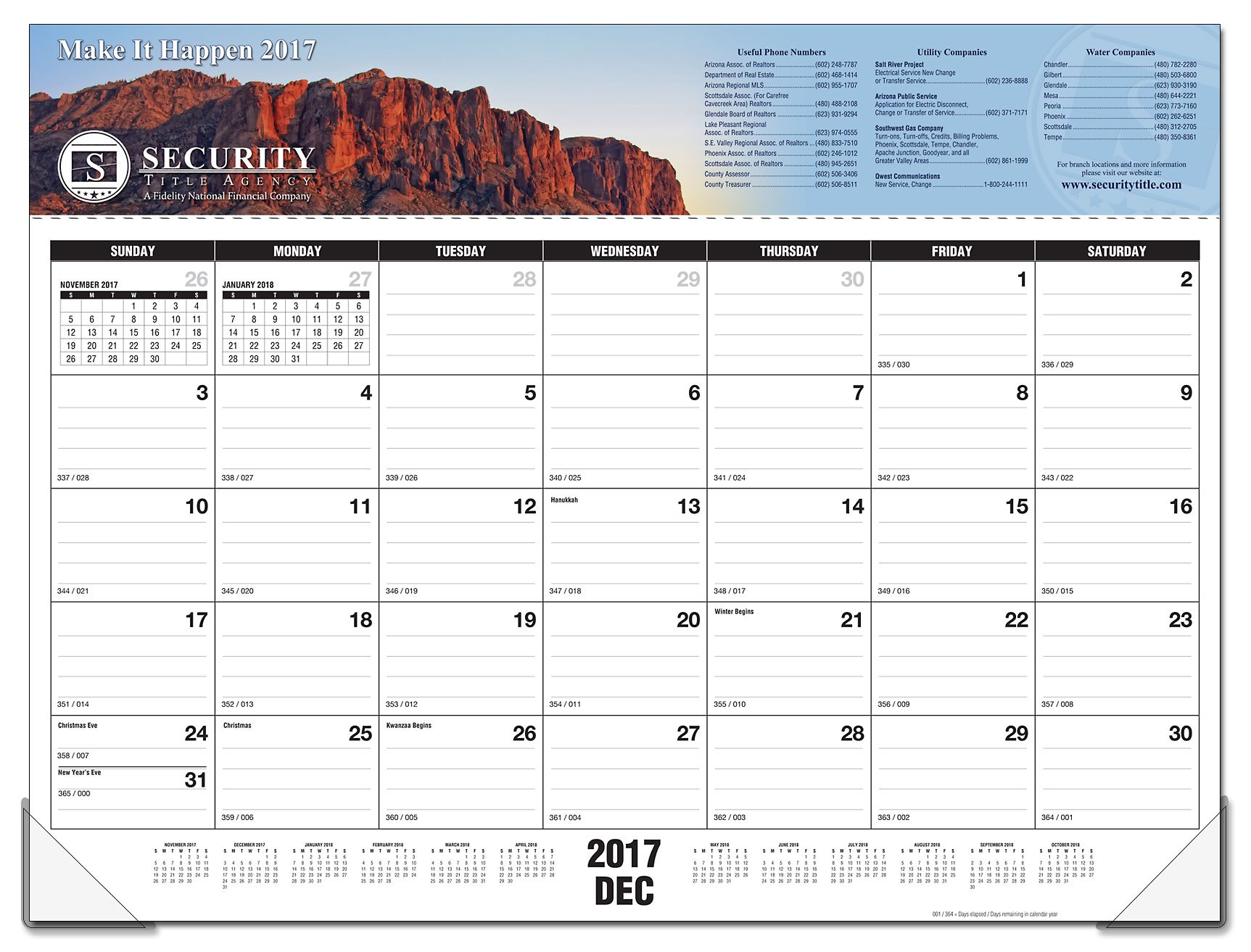 Desk Pad Calendar