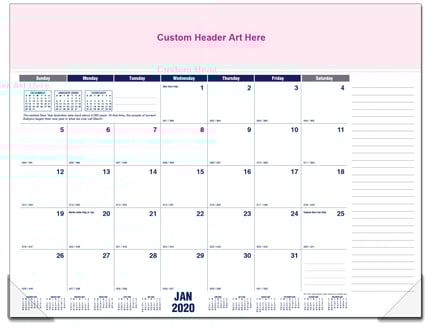 Desk Pad Calendar